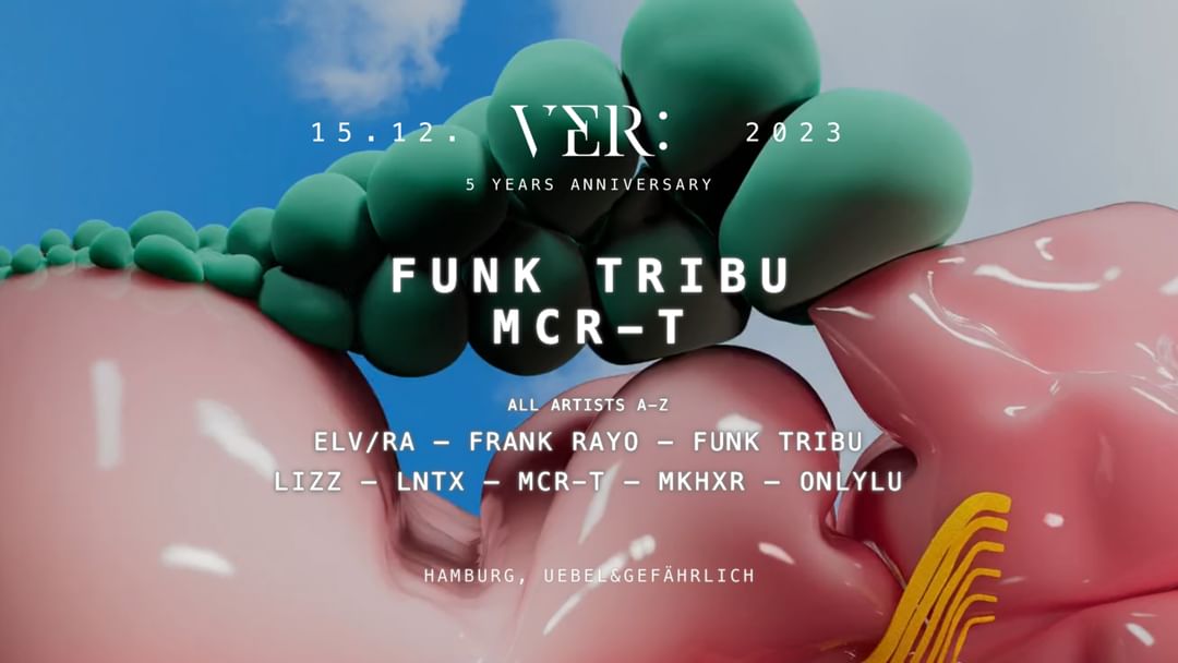 Capa do evento 5 YEARS VER: w/ FUNK TRIBU, MCR-T, ONLYLU @ Uebel&Gefährlich 