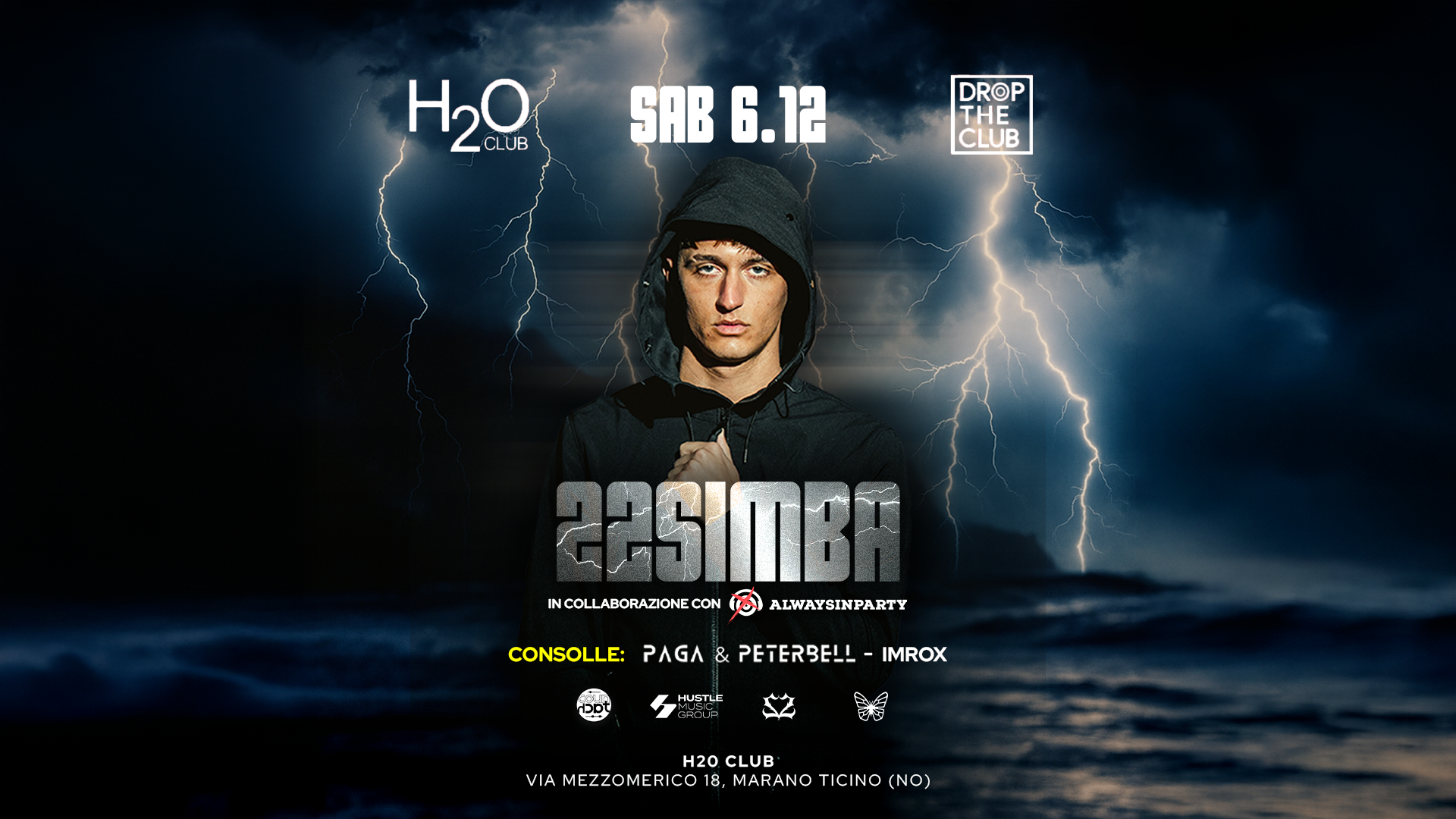 6 Dicembre Special Guest 22Simba - H2O club  image