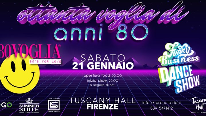 Cover for event: 80 VOGLIA DI ANNI 80!