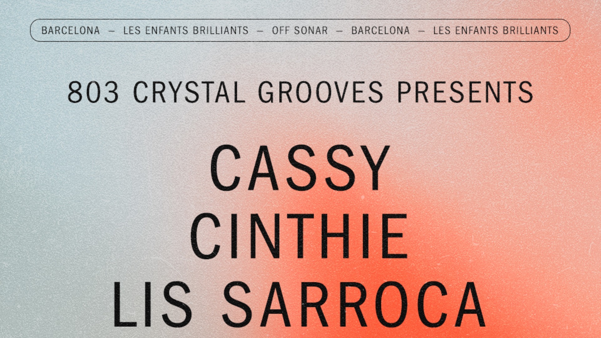 803 Crystal Groove Showcase - OFF BCN image