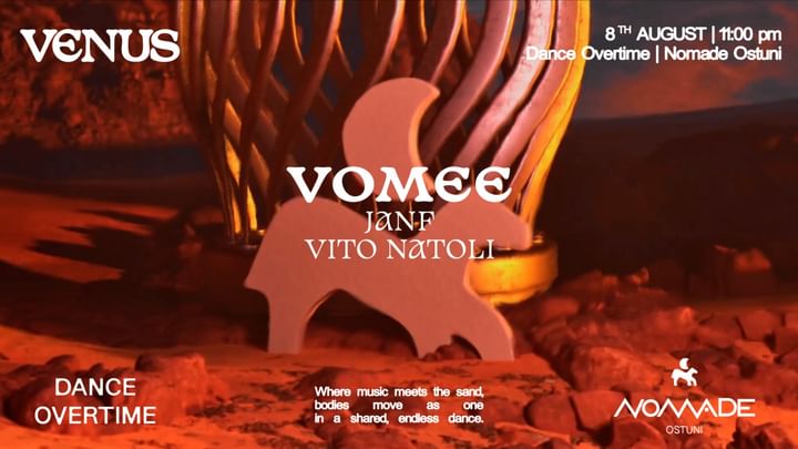 Cover for event: 8.08 Venus VII Chapter @Nomade with VOMEE 