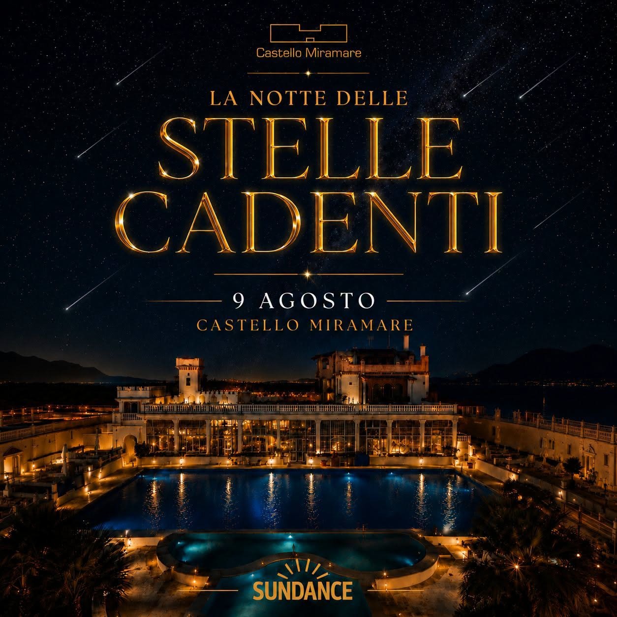 La notte delle Stelle Cadenti al Castello Miramare
