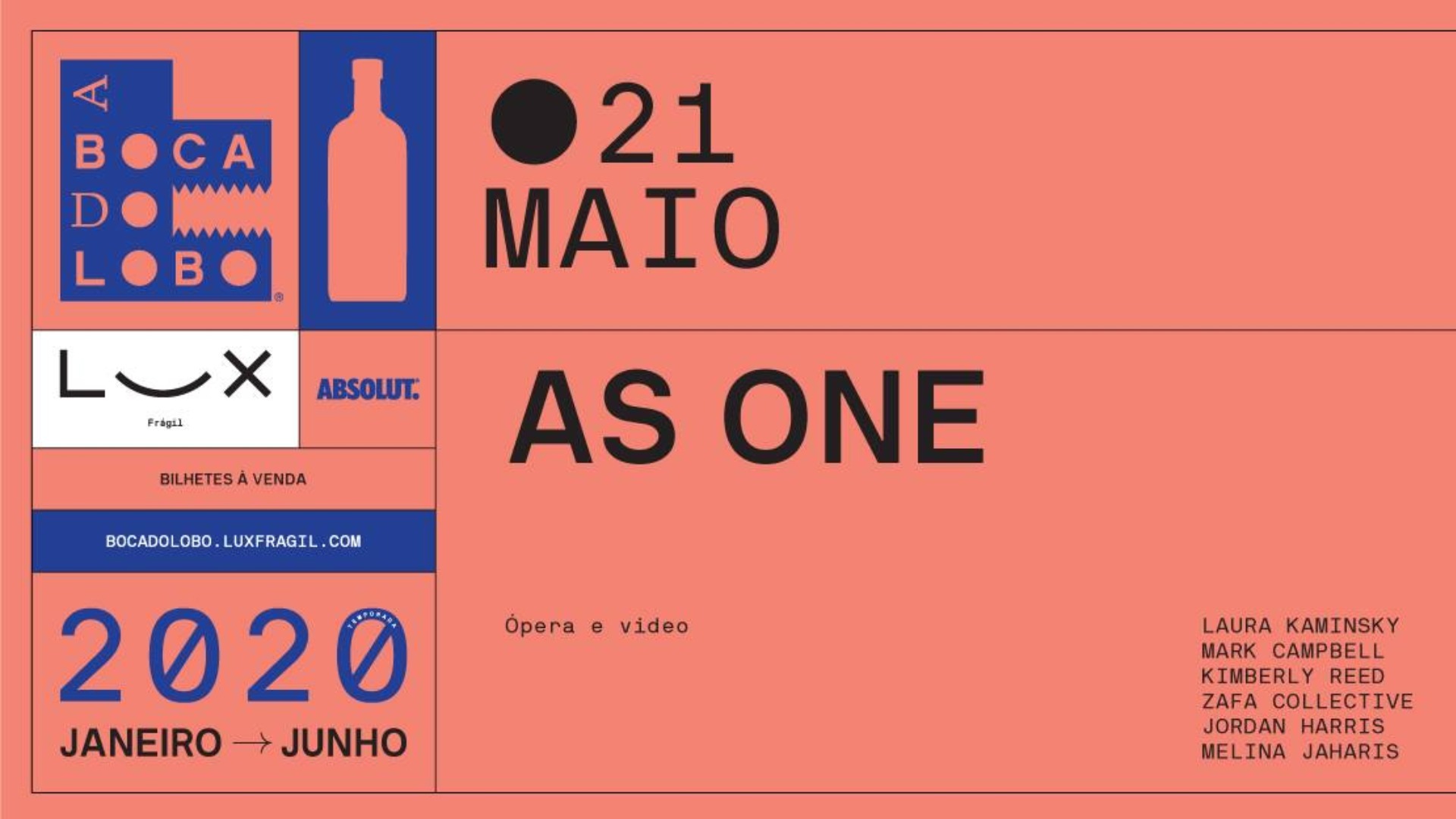 A Boca Do Lobo: As One