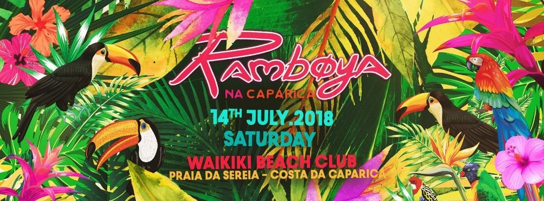 Cartel del evento A maior Ramboya de sempre na Caparica!