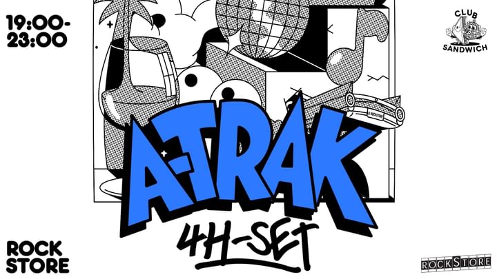 Cover for event: A-TRAK • CLUB SANDWICH • Montpellier, Rockstore