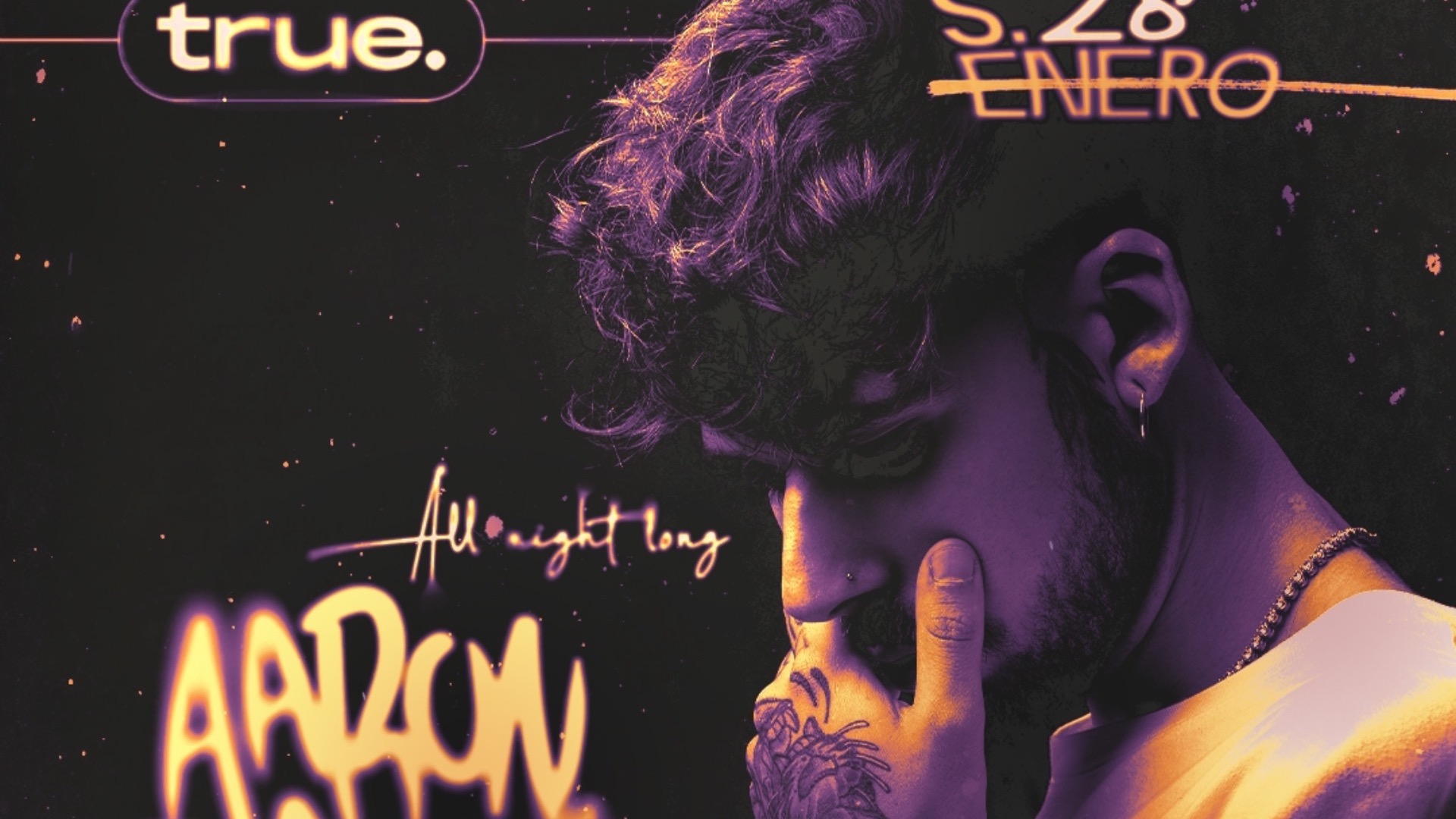 Aaron Martin all night long at True image