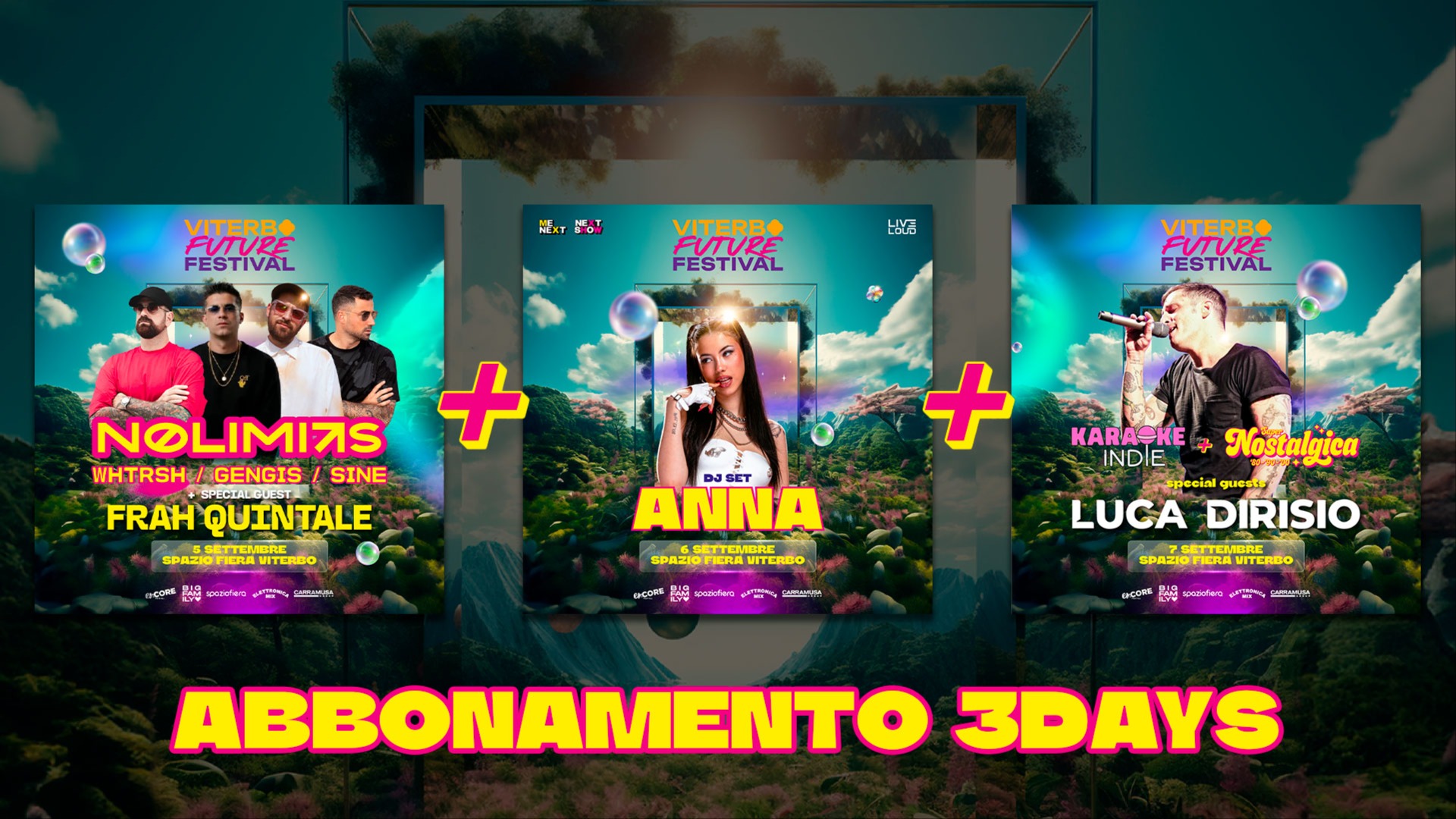 ABBONAMENTO 3 DAYS - VITERBO FUTURE FESTIVAL 2024 image