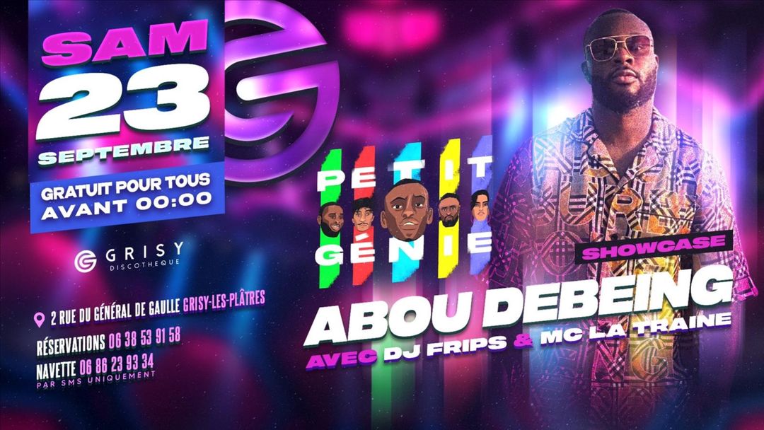 ABOU DEBEING event cover