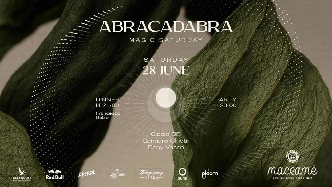 ABRACADABRA Magic Saturday @ Macramé-Eventplakat