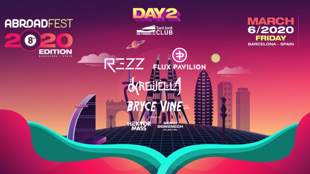 Cartel del evento Abroadfest 2020 at Sant Jordi Club