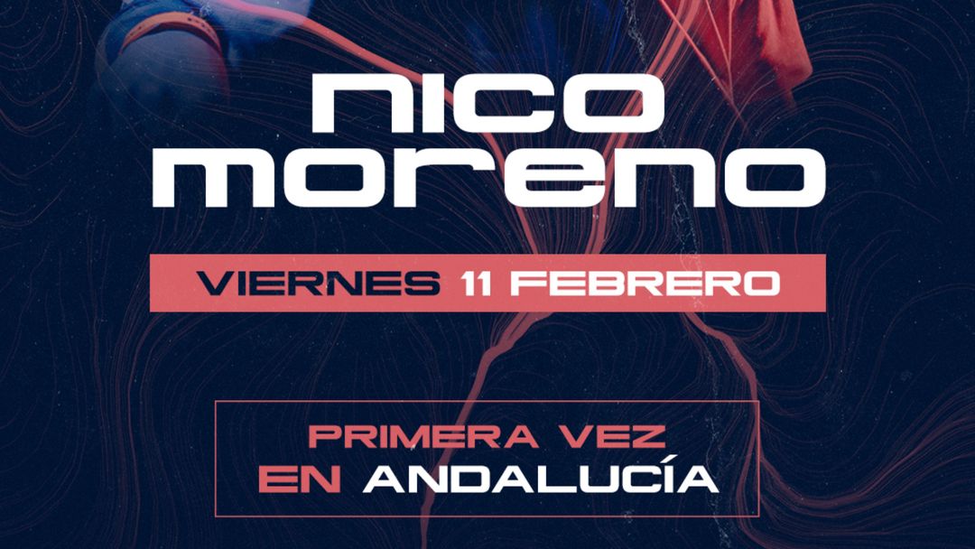 Abstract present Nico Moreno event cover