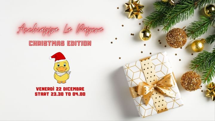 Cover for event: #acchiappalapapera Christmas Edition