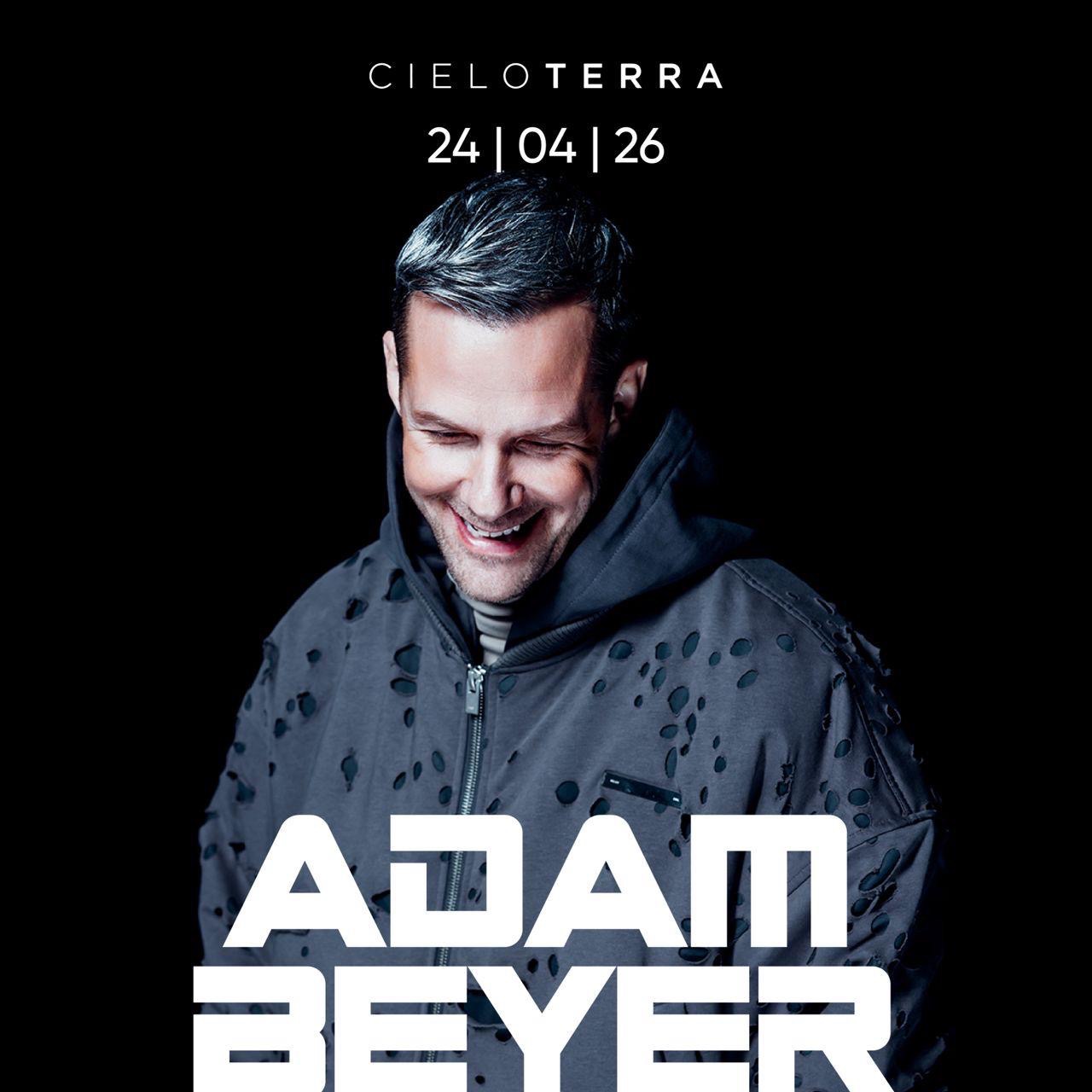 Cartel oficial del evento Adam Beyer | CieloterrA