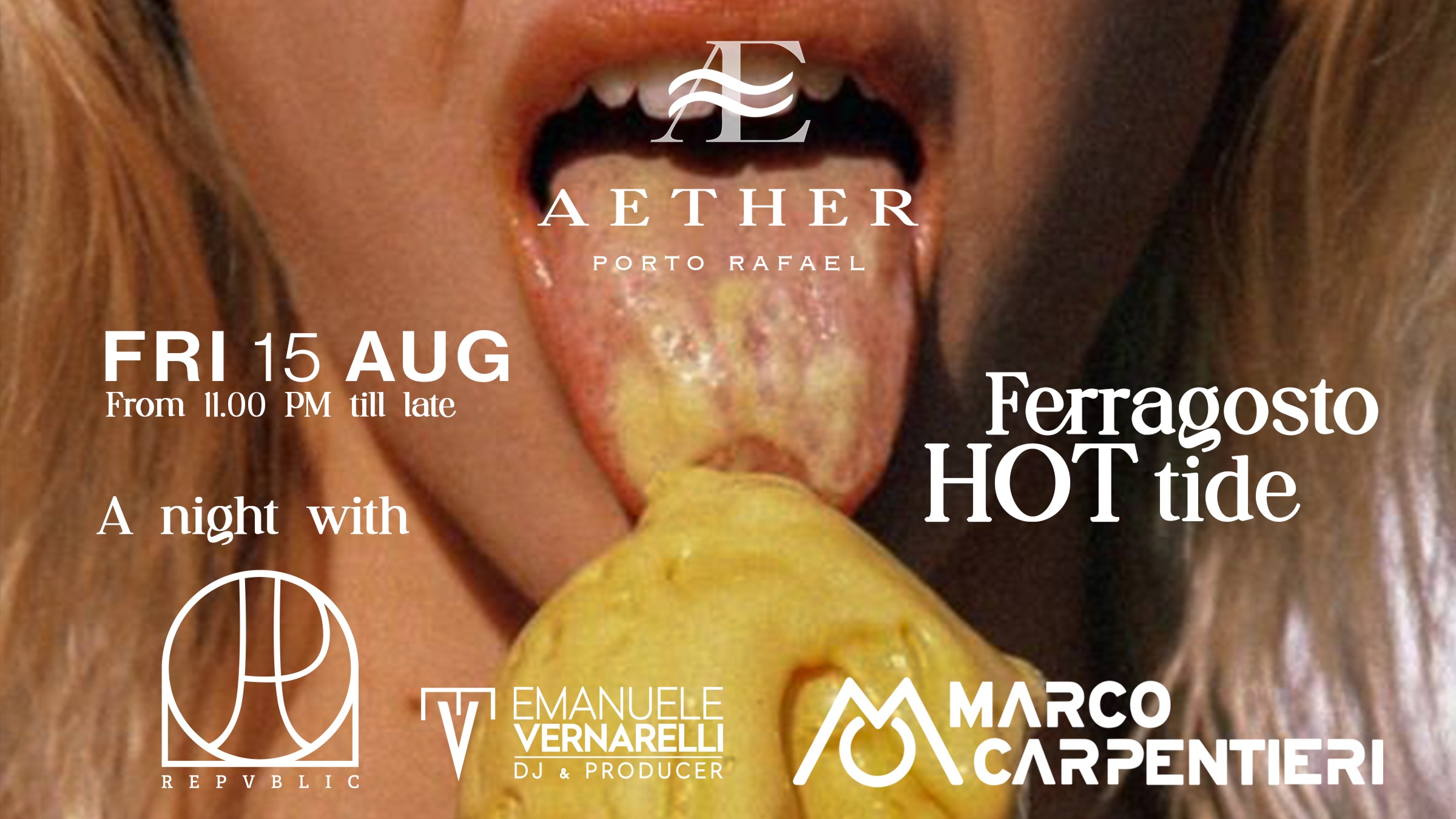 AETHER CLUB - Ferragosto Hot Tide - Emanuele Vernarelli + Marco Carpentieri  image