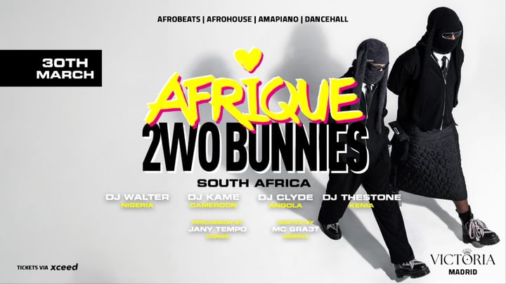 Cover for event: AFRIQUE x 2WO BUNNIES (SOUTH AFRICA)