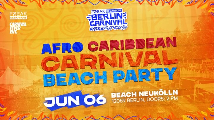 Cover for event: Afro Caribbean Carnival Beach Party
