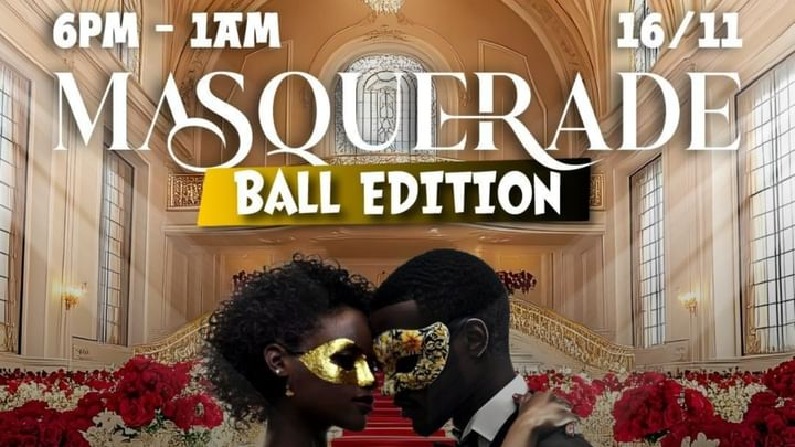 Cover for event: AFROBEATS PRESENT MASQUERADE BALL