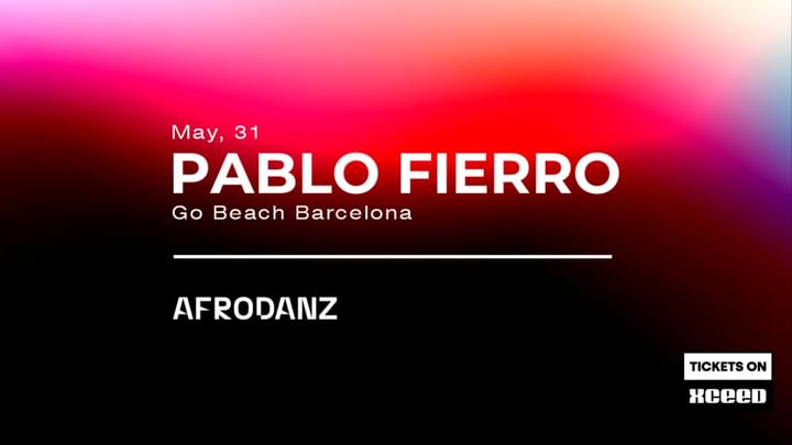 Cover for event: Afrodanz pres: Pablo Fierro