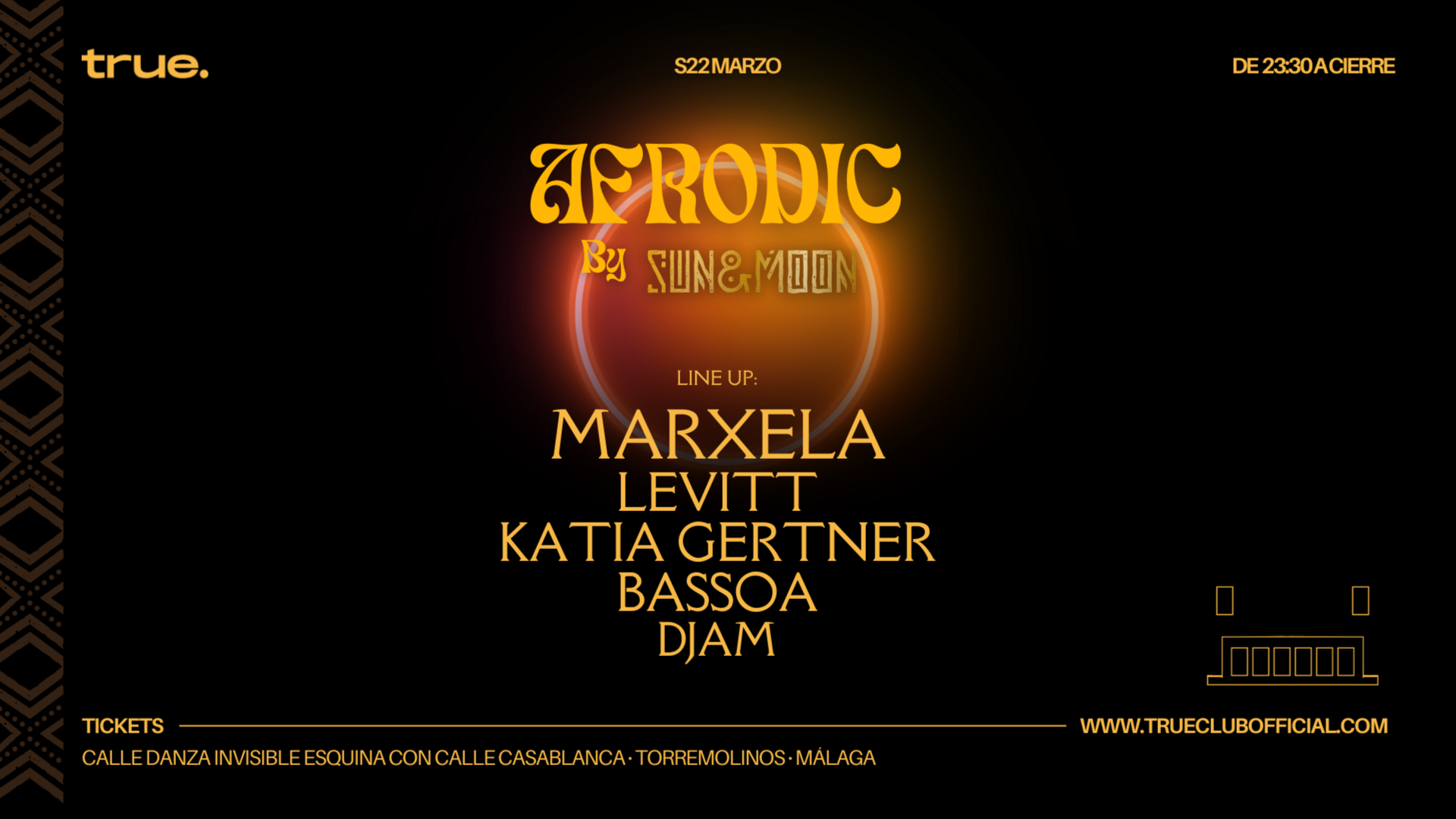 AFRODIC BY SUN&MOON W/ MARXELA, LEVITT, KATIA GERTNER, BASSOA y DJAM