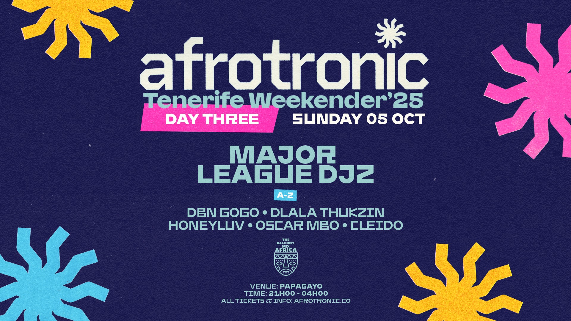 Afrotronic Tenerife: Closing Party image