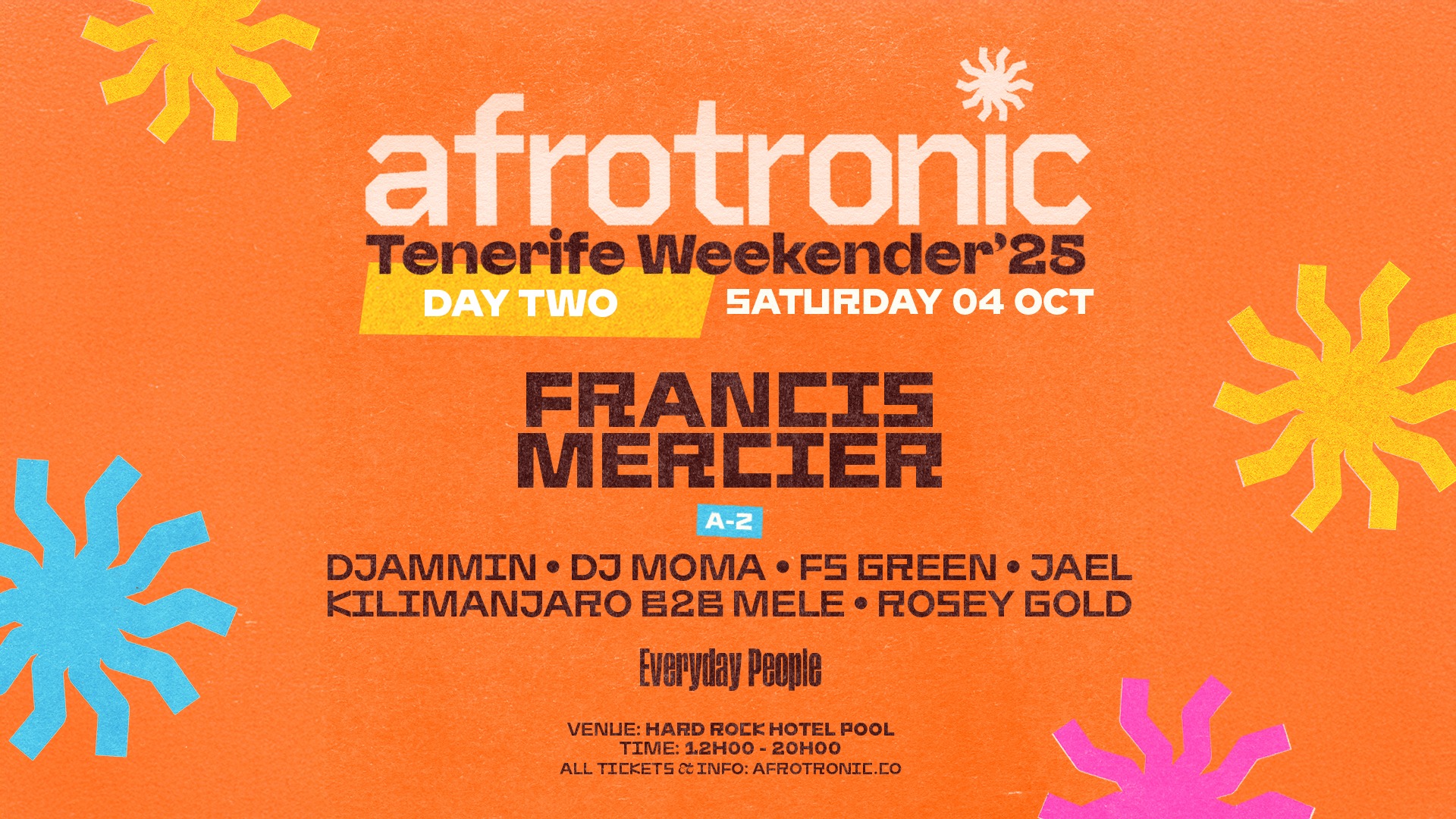Afrotronic Tenerife: Hard Rock Pool Party image
