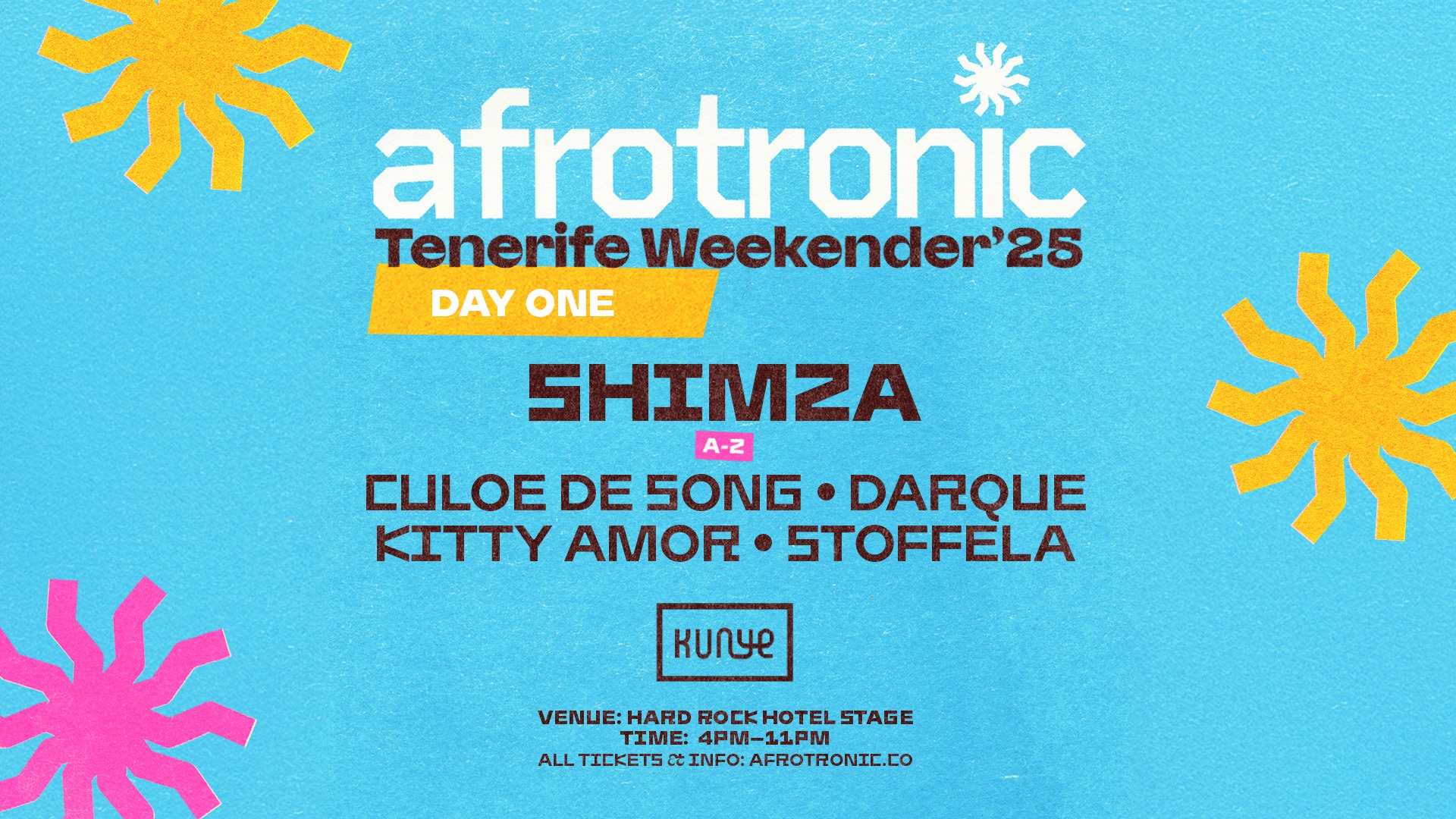 Afrotronic Tenerife: Opening Party image