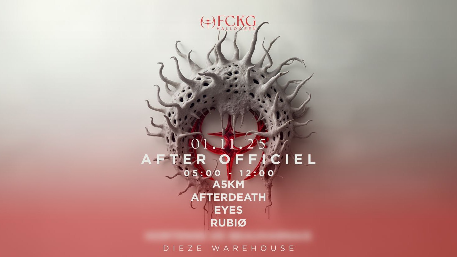 AFTER FCKG HALLOWEEN - DIEZE WAREHOUSE image