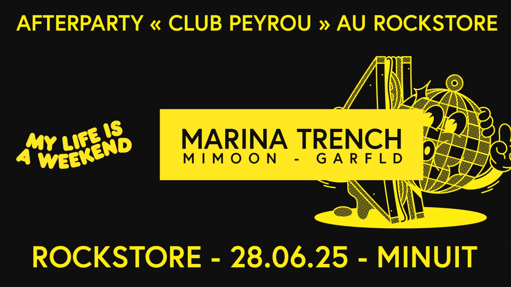 AFTER PARTY 'CLUB PEYROU' • MARINA TRENCH, MIMOON, GARFLD • Montpellier, Rockstore image