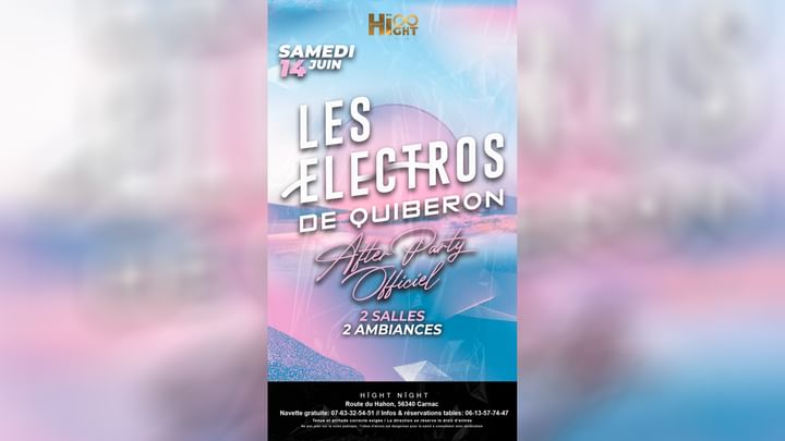 Cover for event: AFTER PARTY LES ELECTROS DE QUIBERON 