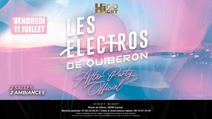 Cover for event: AFTER PARTY LES ELECTROS DE QUIBERON 
