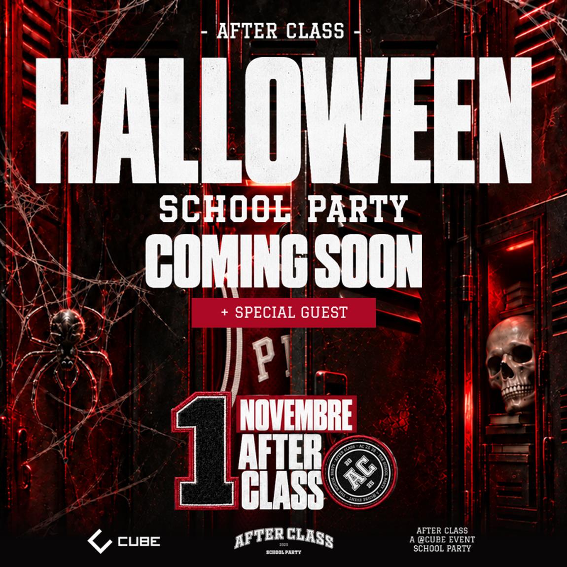 Locandina Afterclass Halloween, DOM 01.11