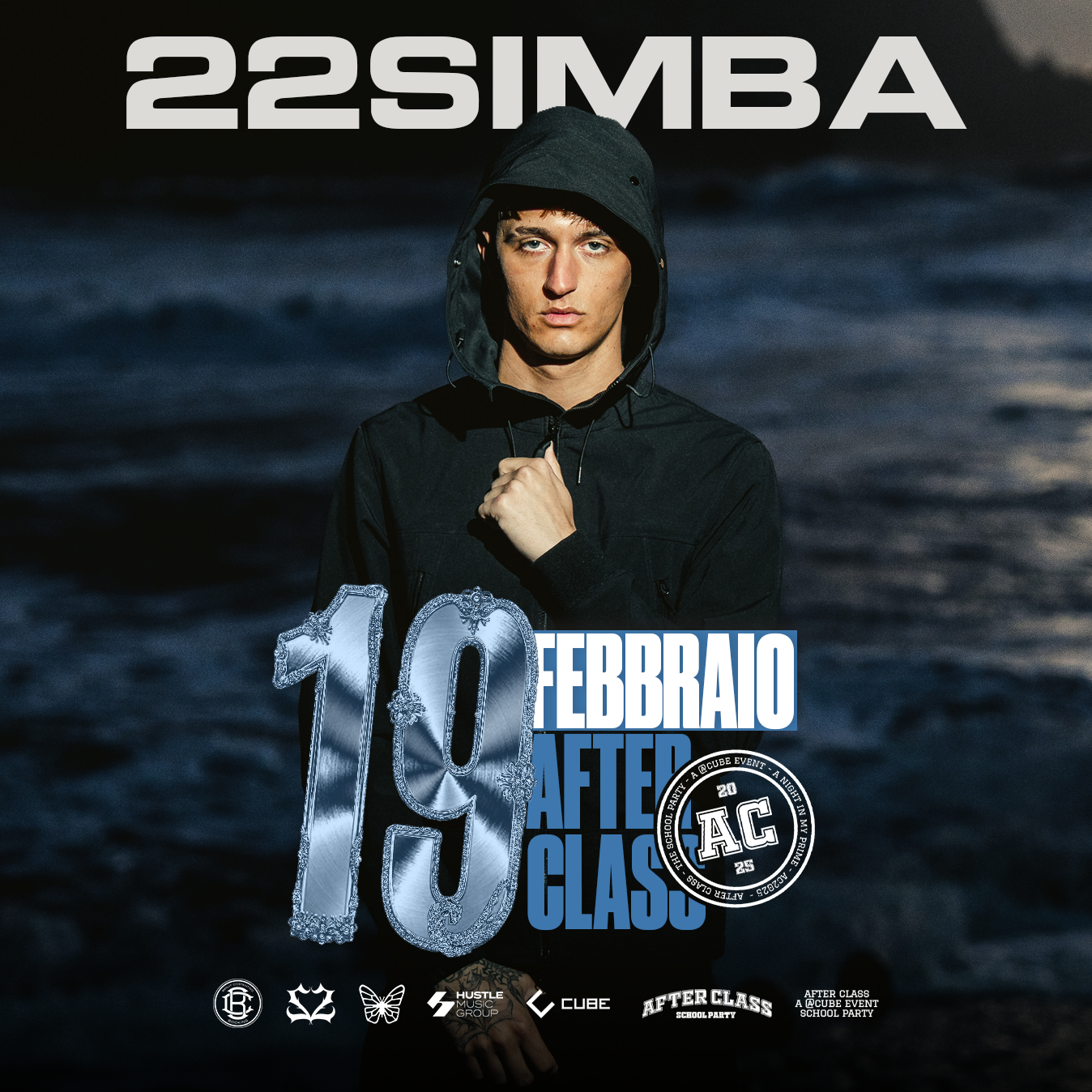 Afterclass w/ 22 SIMBA | Gio. 19/02 | Cube Club image