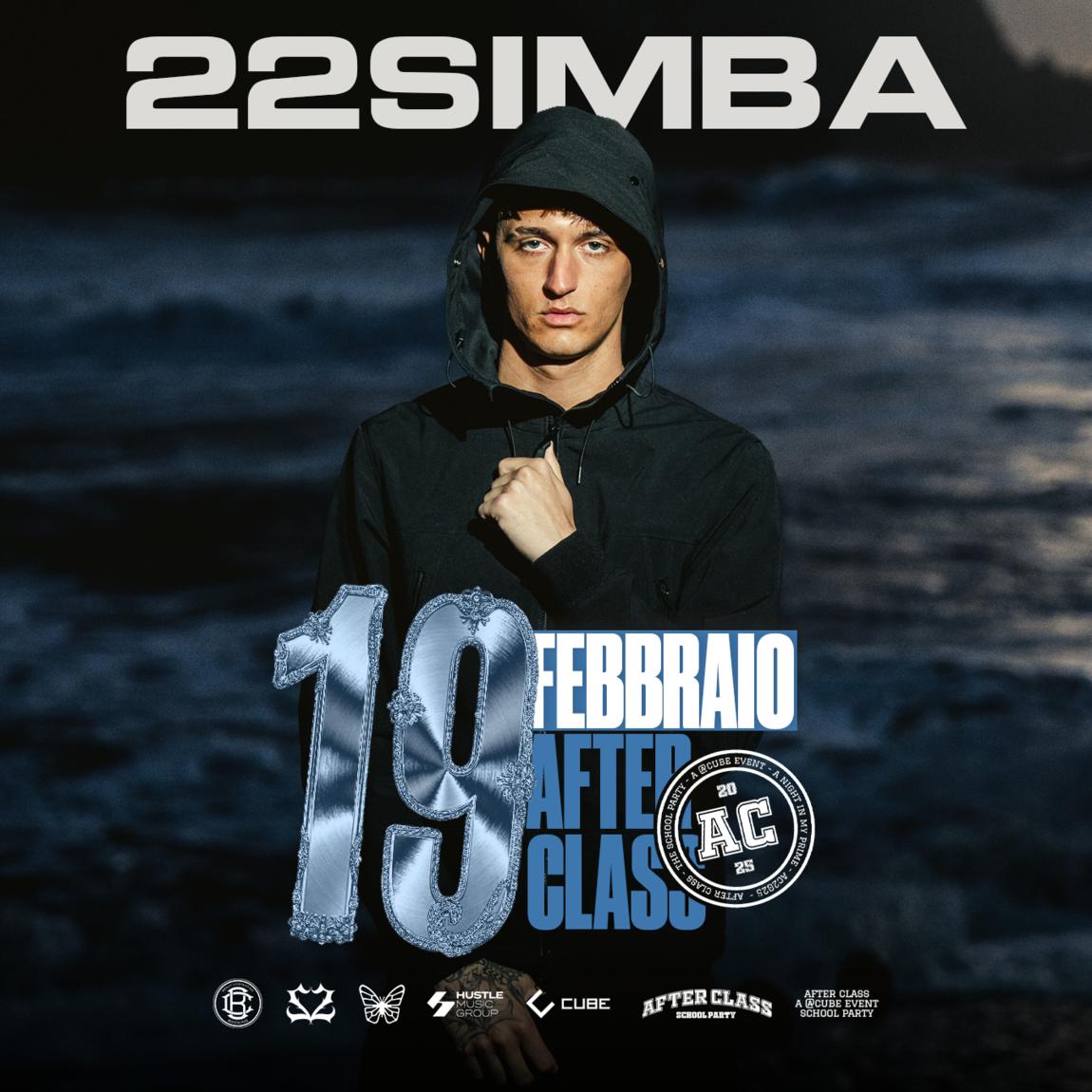 Locandina Afterclass w/ 22 SIMBA
