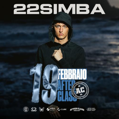 Locandina Afterclass w/ 22 SIMBA