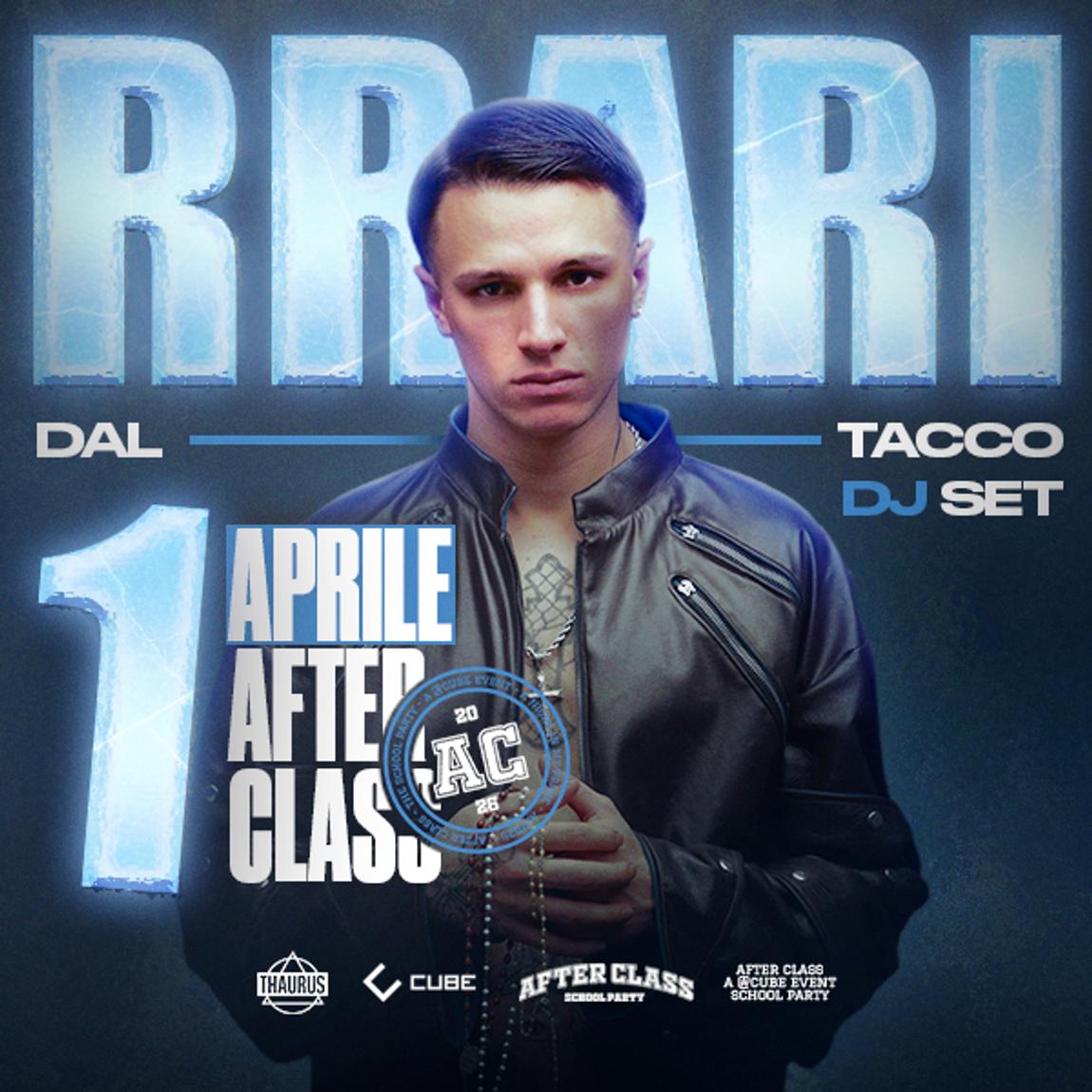 Locandina Afterclass w/ Rrari Dal Tacco