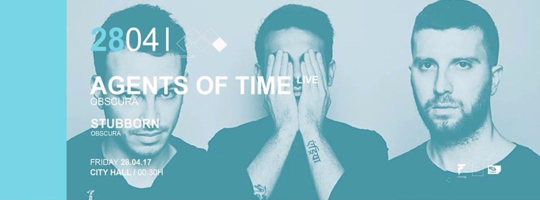 Agents of Time LIVE presented by Modular-Eventplakat