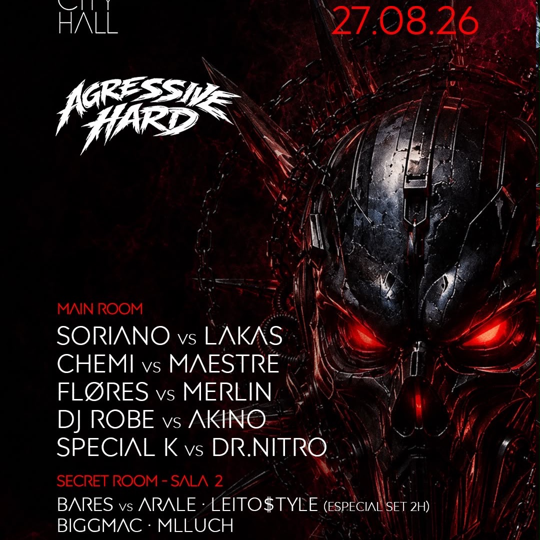 💥AGRESSIVE HARD💥 DJ vs DJ at City Hall Club💥 DOWNLOAD FREE PASS image