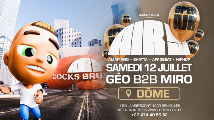 Cover for event: AIR 9 OPEN AIR • DOME BRUSSELS