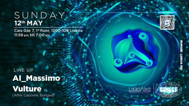 Cover for event: AL MASSIMO • VULTURE | SUN 12 MAY • LISBOA RIO