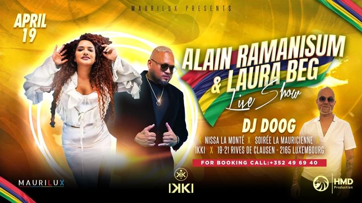 Cover for event: ALAIN RAMANISUM & LAURA BEG - Live Show