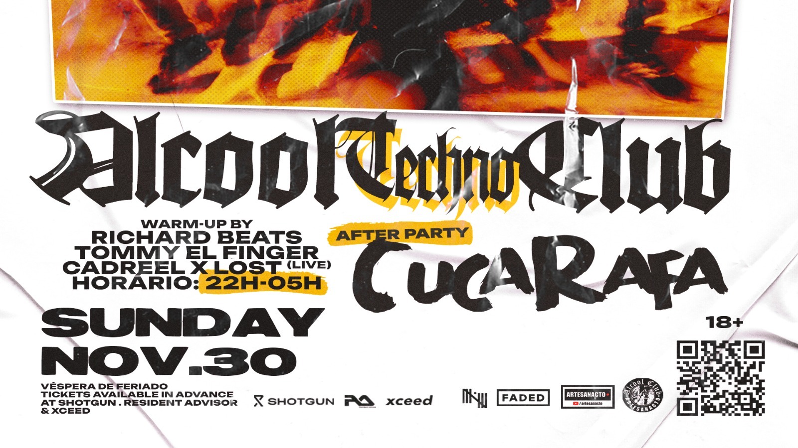 ALCOOL ''TECHNO'' CLUB: REGRESSO AO NAADA 3.0