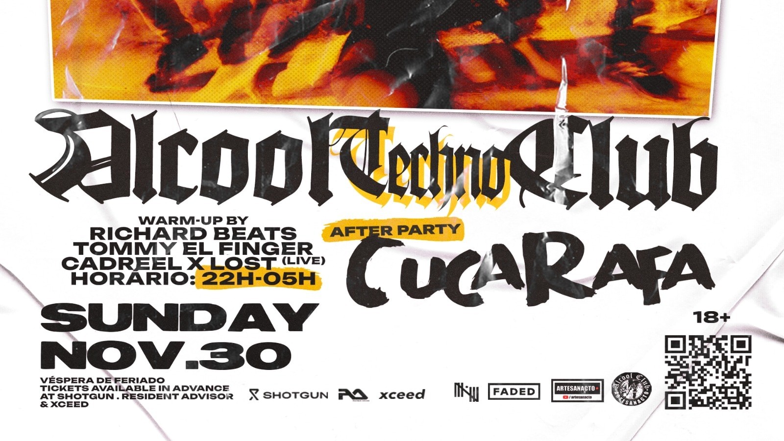 ALCOOL ''TECHNO'' CLUB: REGRESSO AO NAADA 3.0 image