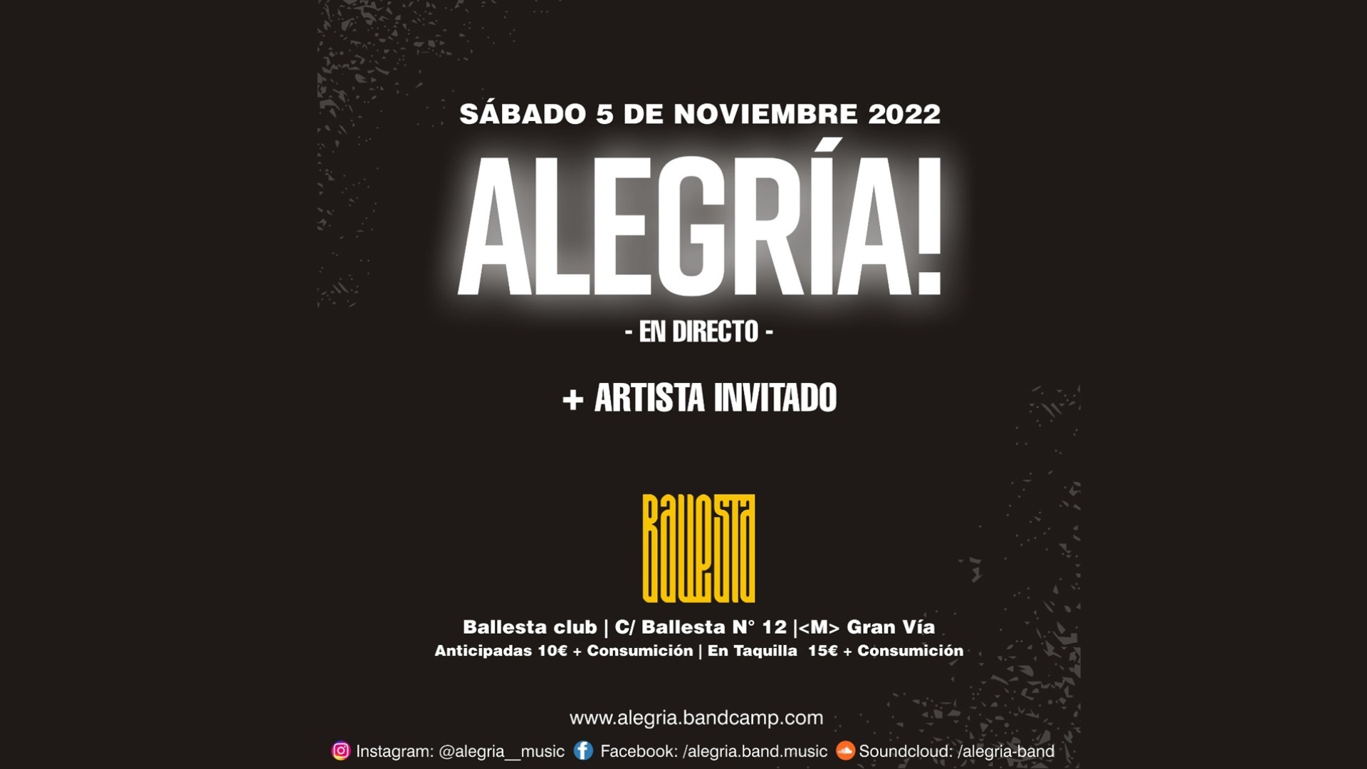 ALEGRÍA! en directo image