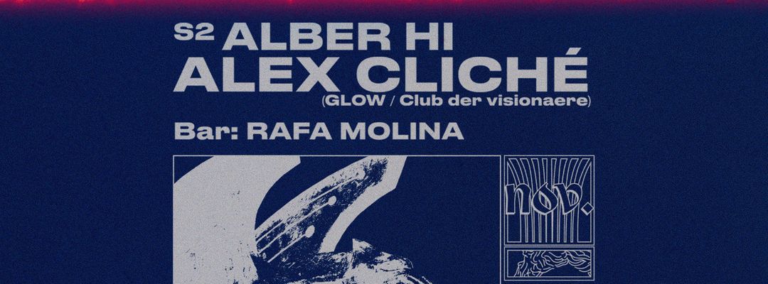 ALEX CLICHÉ + ALBER HI-Eventplakat
