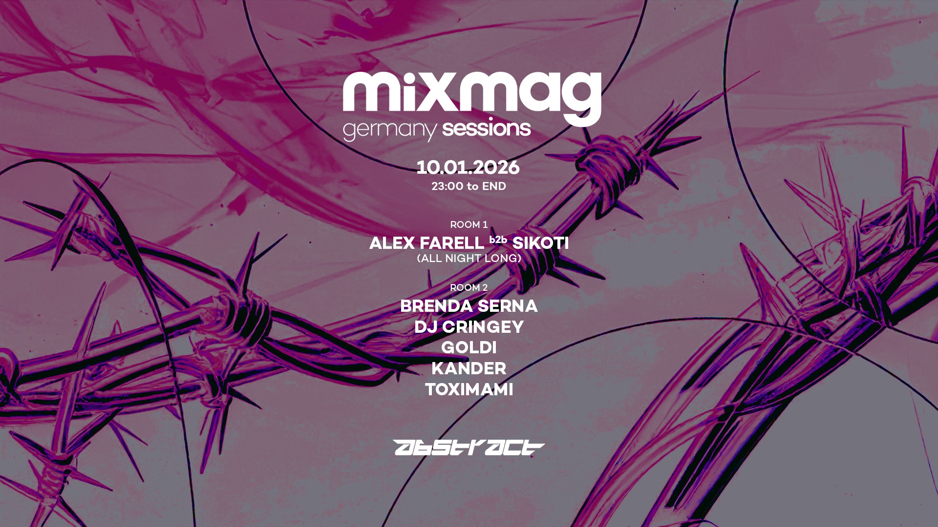 Alex Farell b2b Sikoti, Brenda Serna, Dj Cringey, Goldi, Kander & Toximami image