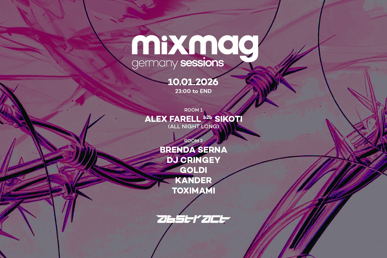 Alex Farell b2b Sikoti, Brenda Serna, Dj Cringey, Goldi, Kander & Toximami image