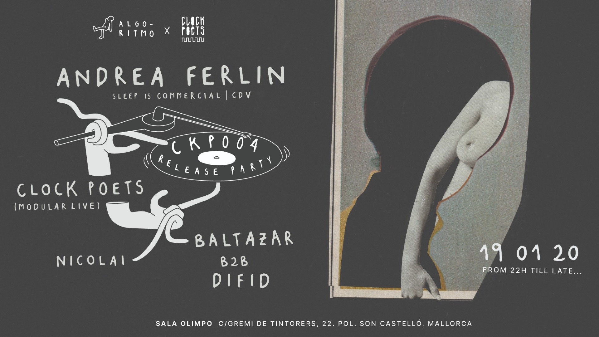 Algo-ritmo x Clock Poets invites: Andrea Ferlin image