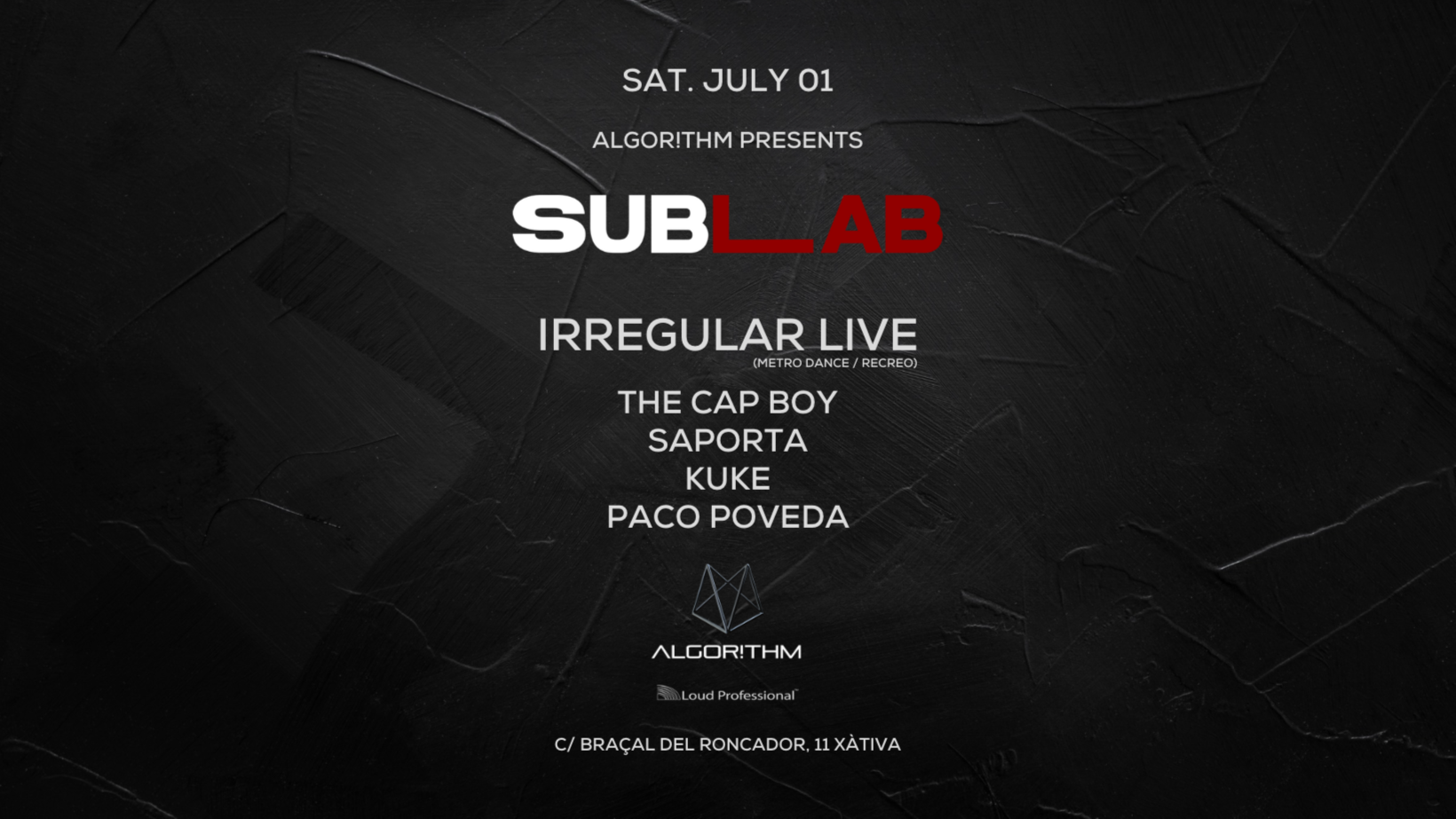 ALGOR!THM PRESENTS SUBLAB