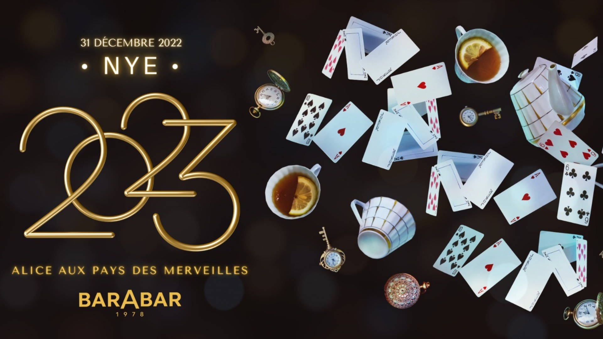Alice au pays des merveilles - NYE 2023 x Barabar