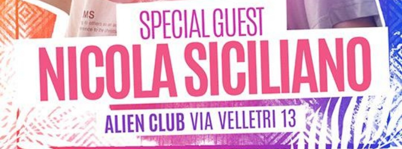 ★ Alien Club Venerdi Sera ospita Nicola Siciliano ★ image